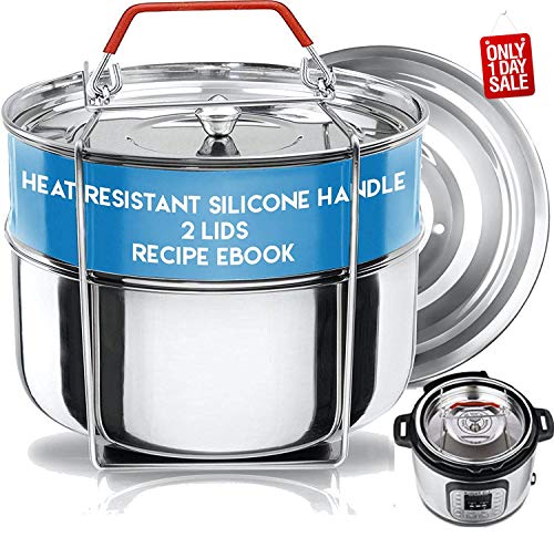 Pressure Cooker Pot in Pot Food Steamer Inserts Pans