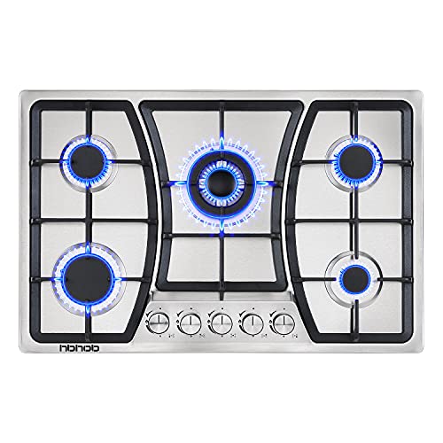 Gas Cooktop 30 inches 5 Burners Gas Stove gas
