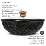 Aluminum Scratch Resistant 100% PFOA Free Induction Wok pan - Image 7
