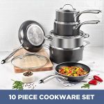 Nonstick Diamond Surface 10 Piece Pots and Pans - Image 2