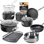 GRANITESTONE Stackmaster 15 Piece Nonstick Cookware Set