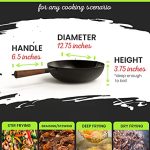 Carbon Steel Pan with Lid Wok Set for Flavorful Cooking - Image 5