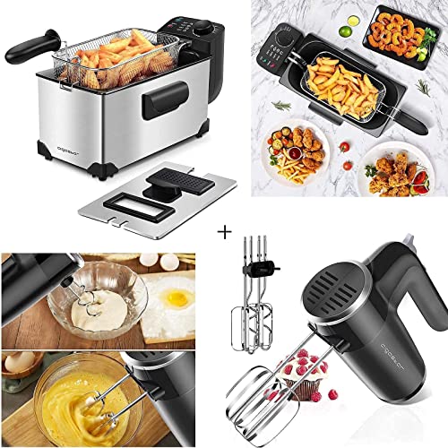 3 Liters Capacity Oil Frying Pot with View Window