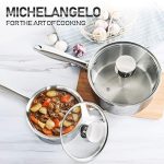 MICHELANGELO Stainless Steel Saucepan Set - Image 7