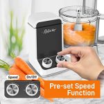 NutriChef Ultra Quiet 600 Watt Powered Electric Processor - Image 4