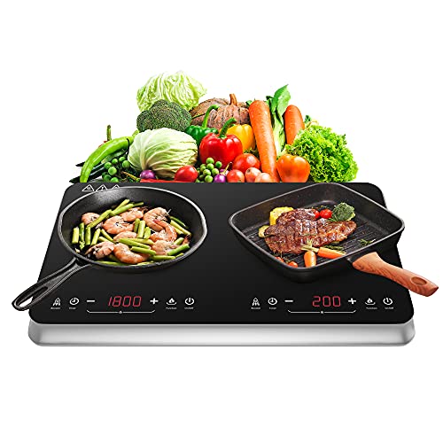 Induction Cooktop Burner with Fast Warm-Up Mode
