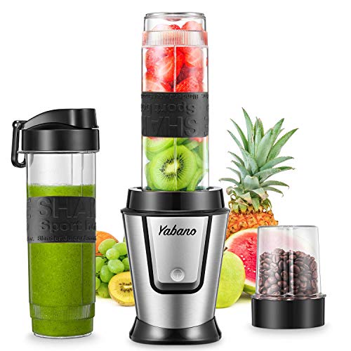 Travel Bottle and Coffee/Spices Jar Personal Blender