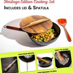 Carbon Steel Pan with Lid Wok Set for Flavorful Cooking - Image 3