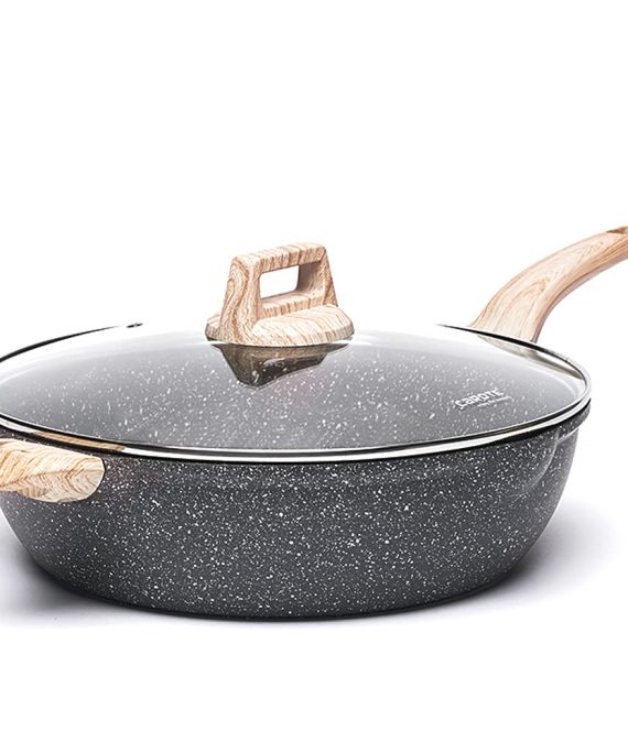 Carote Nonstick Saute Pan Induction Cookware Granite Deep Frying Pan