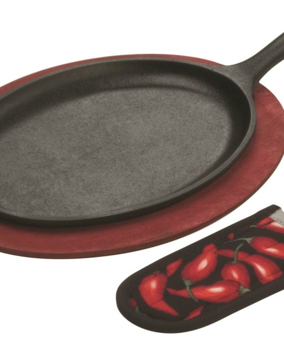 Lodge Cast Iron Fajita Set