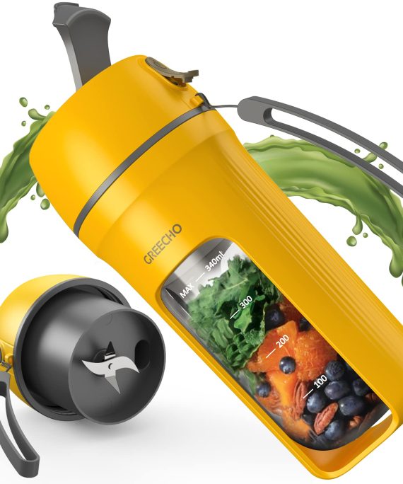 One-handed Drinking Mini Blender for Shakes and Smoothies