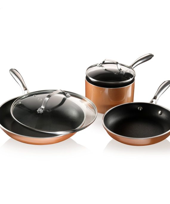 Gotham Steel Copper Cast 5 Piece Cookware