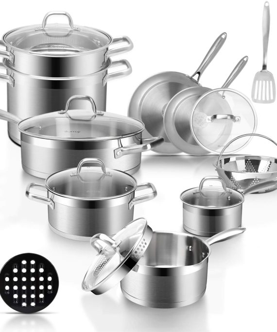 Duxtop Professional Stainless Steel Pots and Pans Set