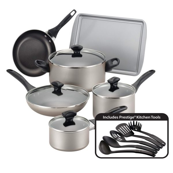 Dishwasher Safe Nonstick Cookware Pots and Pans Set,
