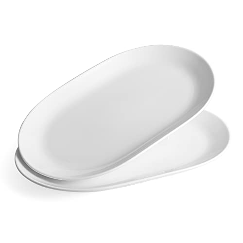 13.3 Inch Porcelain Serving Platters for Party
