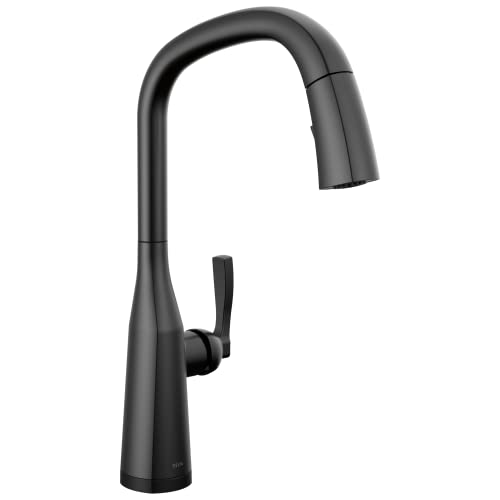 Delta Faucet Stryke Matte Black Kitchen Faucet Touch