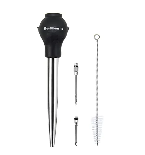 Best Utensils Stainless Steel Turkey Baster Commercial Grade