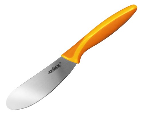 Orange Sandwich Knife and Condiment Spreader: Effortless Slicing and Spreading for Perfect Sandwiches