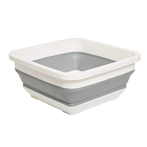 Collapsible Tub Wash Bin Multiuse Washing Basin Dish Pan