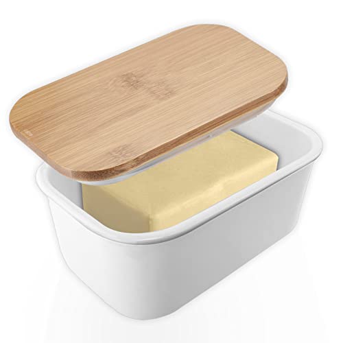 Butter Dish, Ceramic Butter Dish with Lid