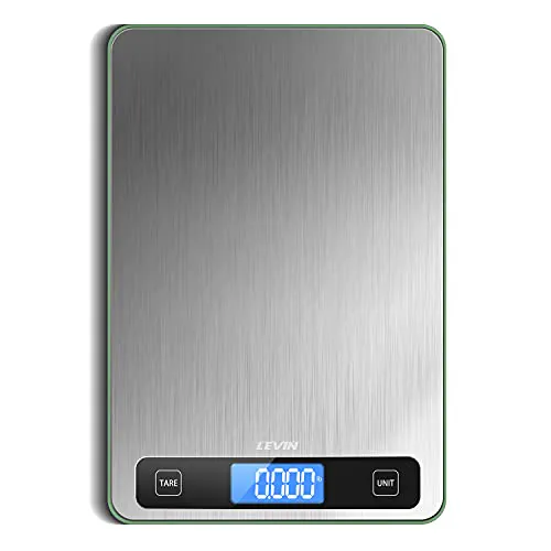 33lb Digital Kitchen Scale with 1g/0.05oz Precise Graduation