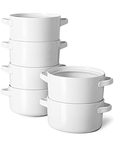French Onion Soup, Cerea Soup Bowls with Handles