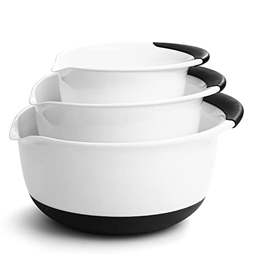 Mixing Bowls with Soft Grip Handles