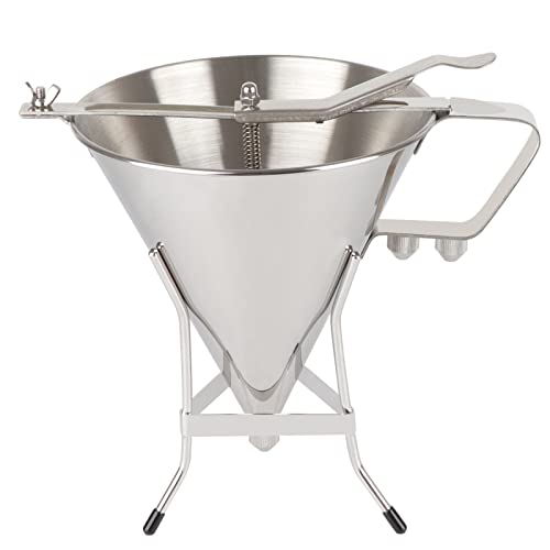 Stainless Steel Funnel with Stand and 3 Nozzles