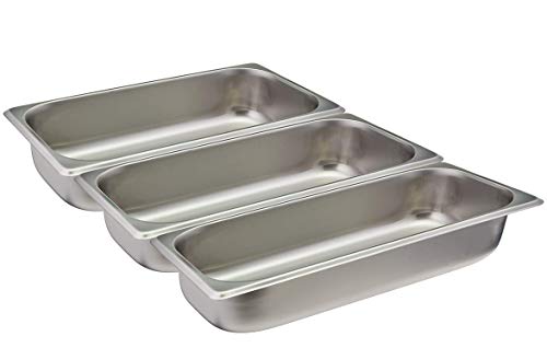 Tiger Chef Third Size Stainless Steel Steam Table Water Pan