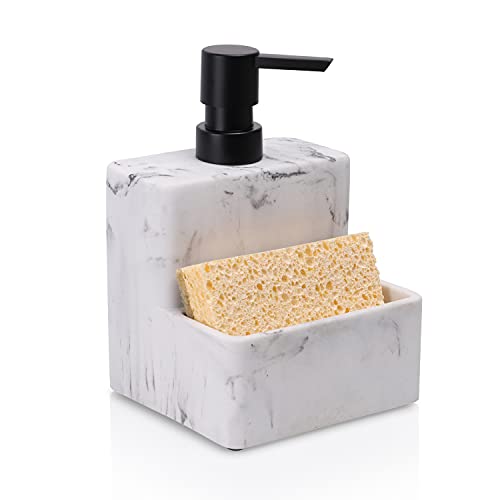 Kitchen Sink Soap Dispenser with Sponge Holder