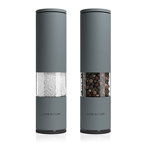 Salt and Pepper Mills Set Stainless Steel