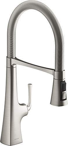 Kohler Graze Kitchen Sink Faucet, Vibrant Stainless