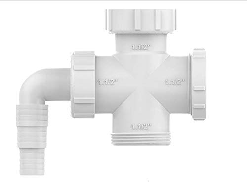 EASYDRAIN 1½" 4 way Cross Polypropylene Fitting Connector