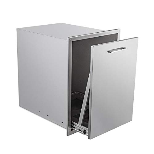 Outdoor Kitchen Trash Drawer Storage