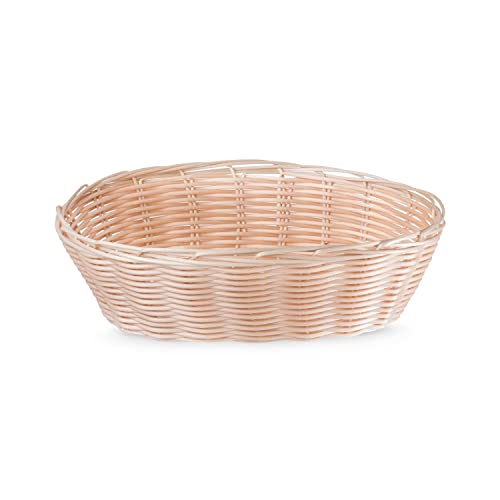 TableCraft Products Gift Basket, Hand-Woven wicker bread