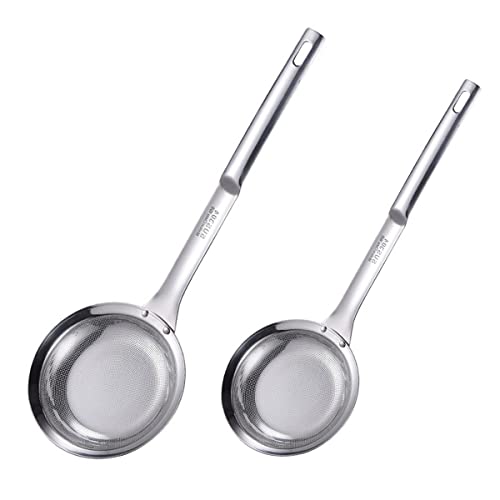 2 PCS Stainless Steel Fine Mesh Strainer
