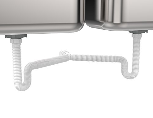 EASYDRAIN Ref. 505 DOUBLE KITCHEN SINK P-trap