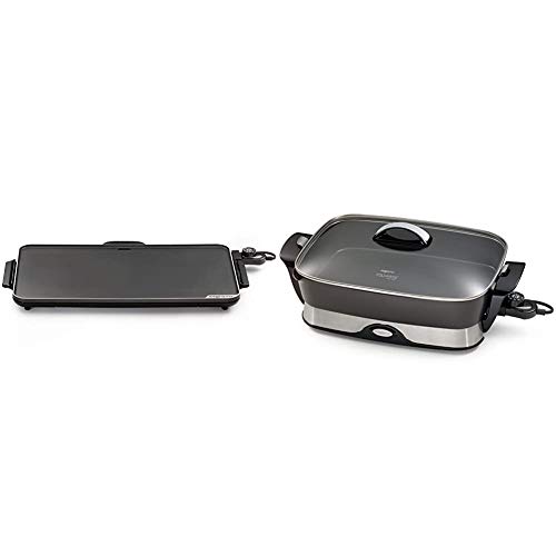 Slimline Griddle 16-inch Electric Foldaway Skillet