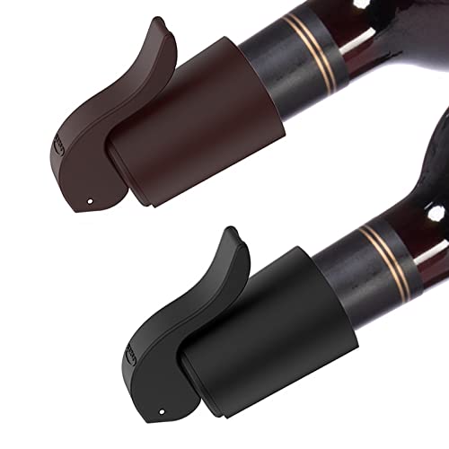 PSHYX Rubber Wine Stoppers for Wine Bottles
