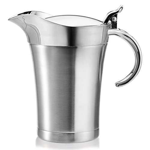 Gravy Boat Sauce Jug with Hinged Lid