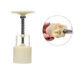 Bezall 50g Mooncake Mould with 6 Flower Stamps | DIY Mid-Autumn Cookie Press - Image 4