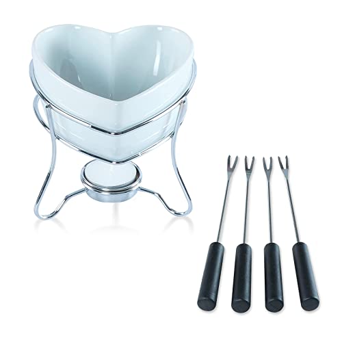 Elegant Chocolate Fondue Pot Butter