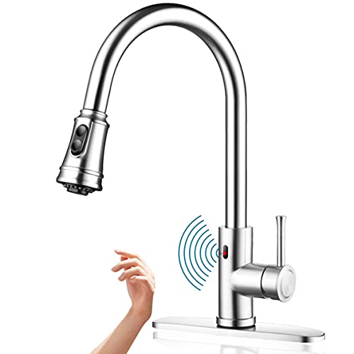 Welsan Hands Free Automatic Smart Kitchen Faucet Touchless