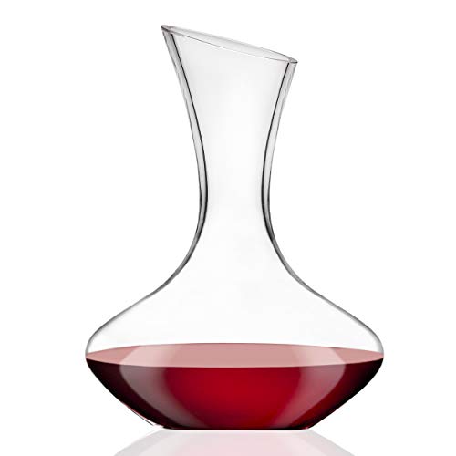 Hand Blown Crystal Wine Decanter Carafe by Godinger - 750ml Capacity