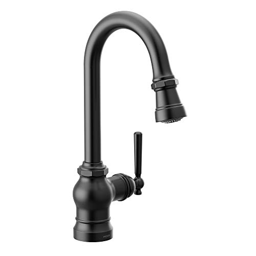 One-Handle Pulldown Bar Faucet with Power Clean