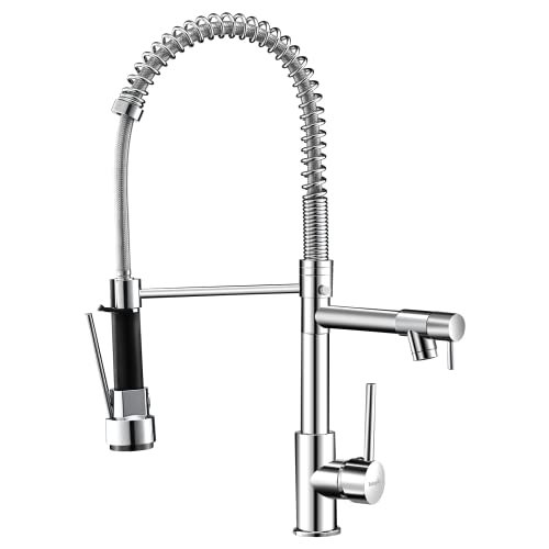 Stainless Steel Kitchen Sink Faucet with Sprayer