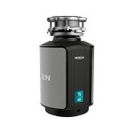 Continuous Feed Garbage Disposal with Sound Reduction