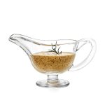 Classic Glass Gravy Boat with Handle 10 oz.