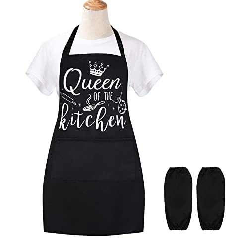 ASPMIZ Mother's Day Women Apron with 2 Sleeves