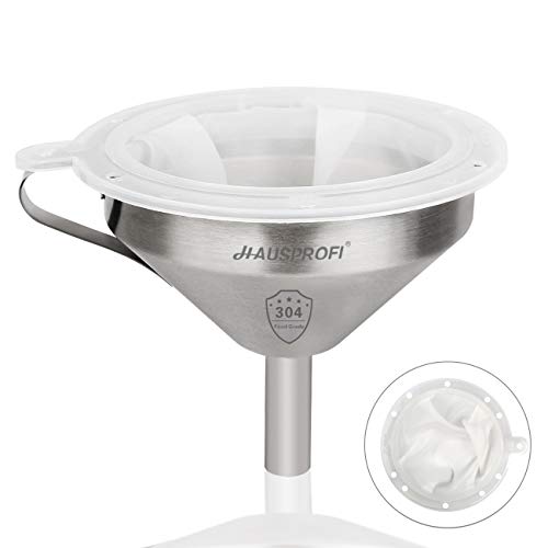 Funnel with 200 Mesh Food Filter Strainer